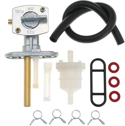 Interruptor del depósito de combustible Vavle Petcock para Yamaha TTR90 TTR125 TTR225 TTR230 TTR250 YFB250 YFM200 YFM225 YFM250 YFM350 YFM400