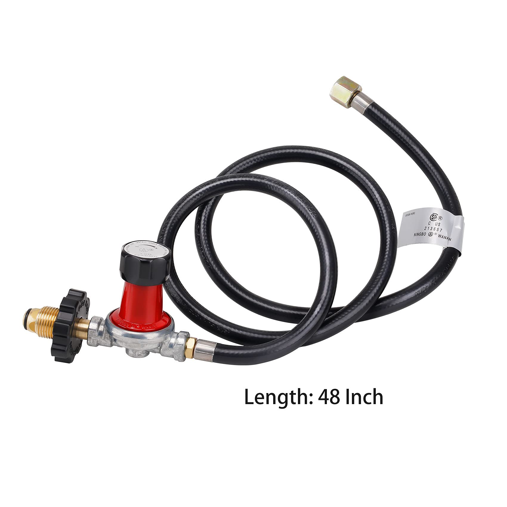 stanbroil 0 – 30 PSI alta presión ajustable regulador y manguera (121,9 cm)