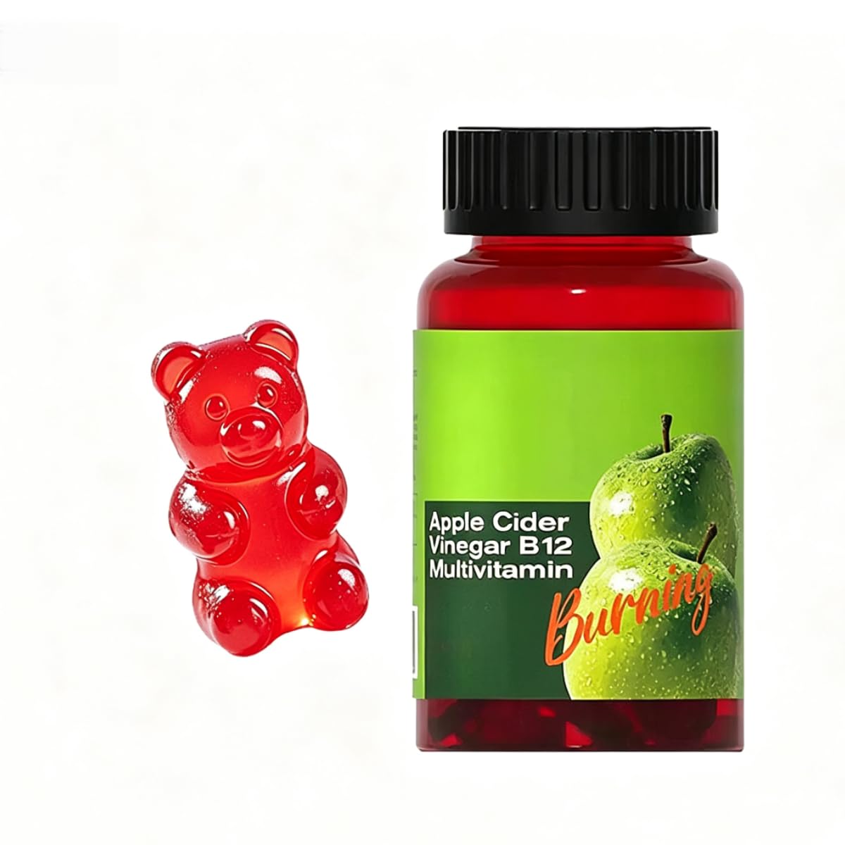 Vinagre de sidra de manzana B12Multivitamina-Cuidado digestivo intestinal | Mejorar la condición de la piel; aliviar la fatiga; mejorar la indigestión; aliviar las molestias gastrointestinales.