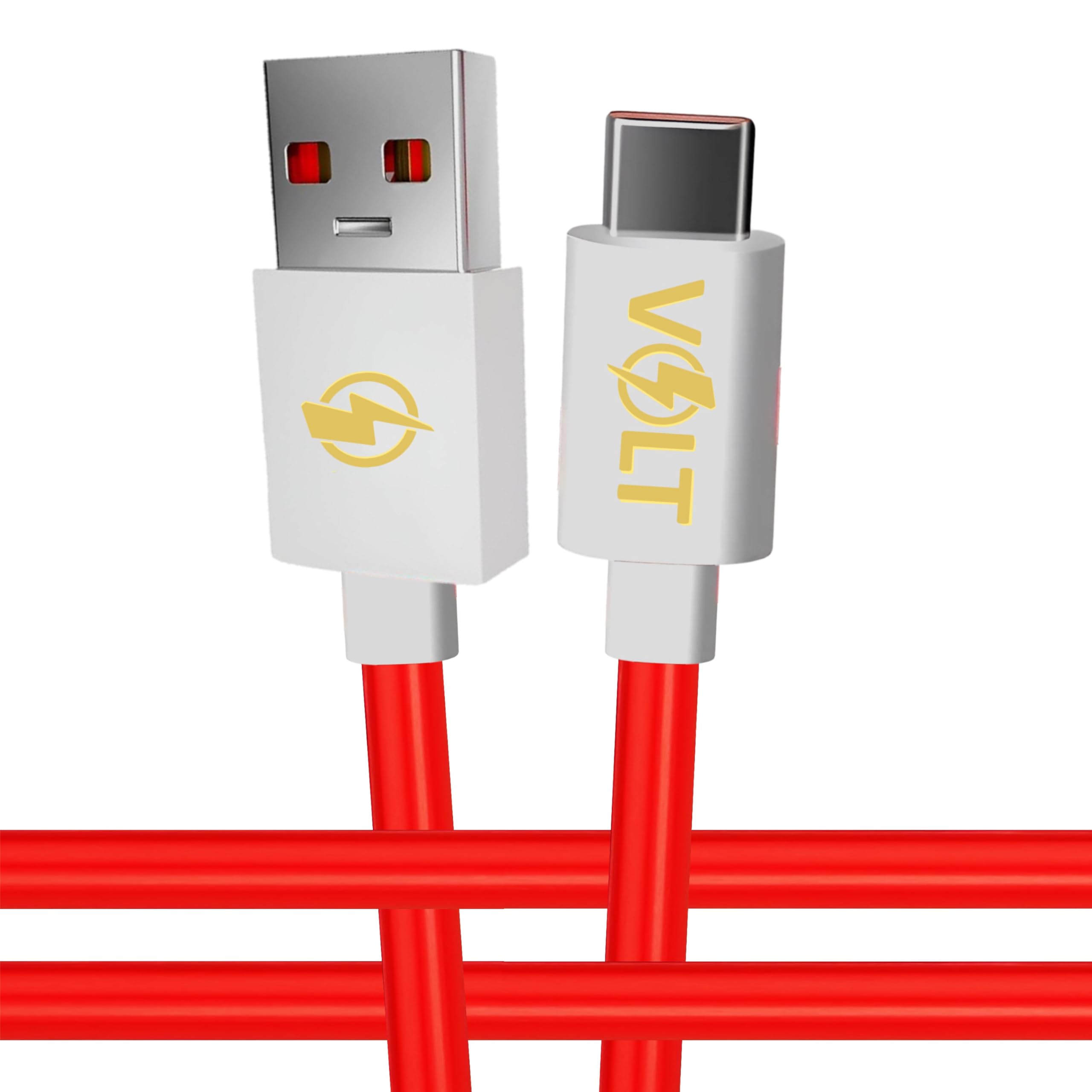 VOLT Universal Compatible 65W Charging Cable USB to Type C Warp Charger SuperVooc/Dash Super Charge Cable for Oneplus 11,11R,10Pro,10R,8,8Pro,7,7T,6T,6,5,5T,3T,3 Smartphones (1 M Red) (B0CXMB8VRG) Amazon Price History, Amazon Price Tracker