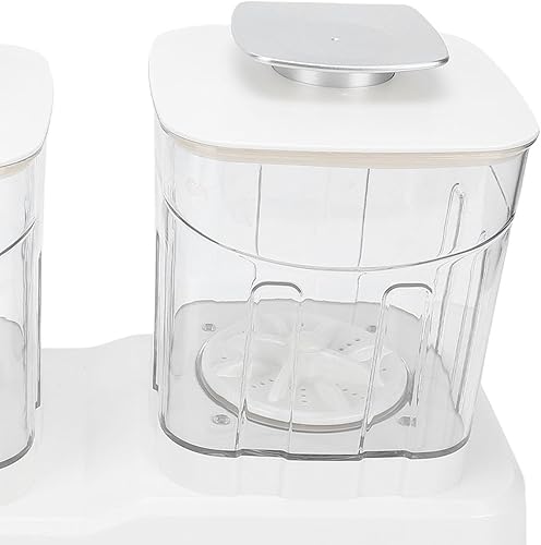 Miniatura 9 de JTLB Lavadora de ropa interior doble taza profunda portátil de viaje mini lavadora de lavandería para sujetador calcetines ropa de bebé blanco