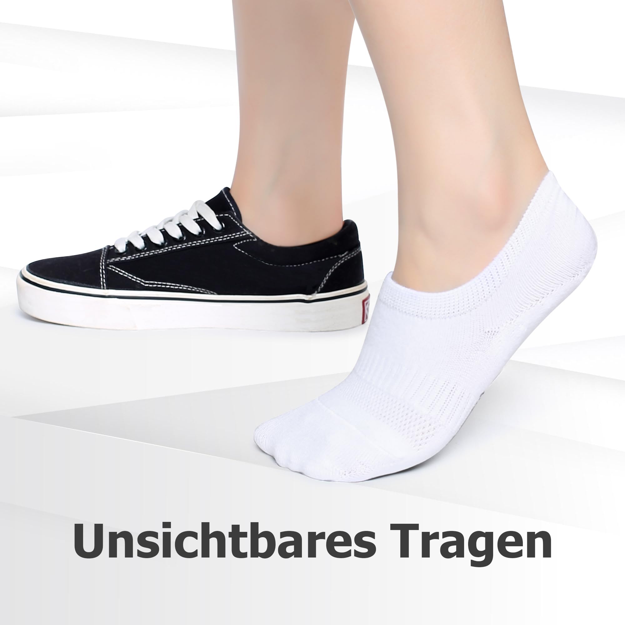 Falechay Falechay 10 Pairs Women's Invisible Socks Short Socks, Short Socks in use