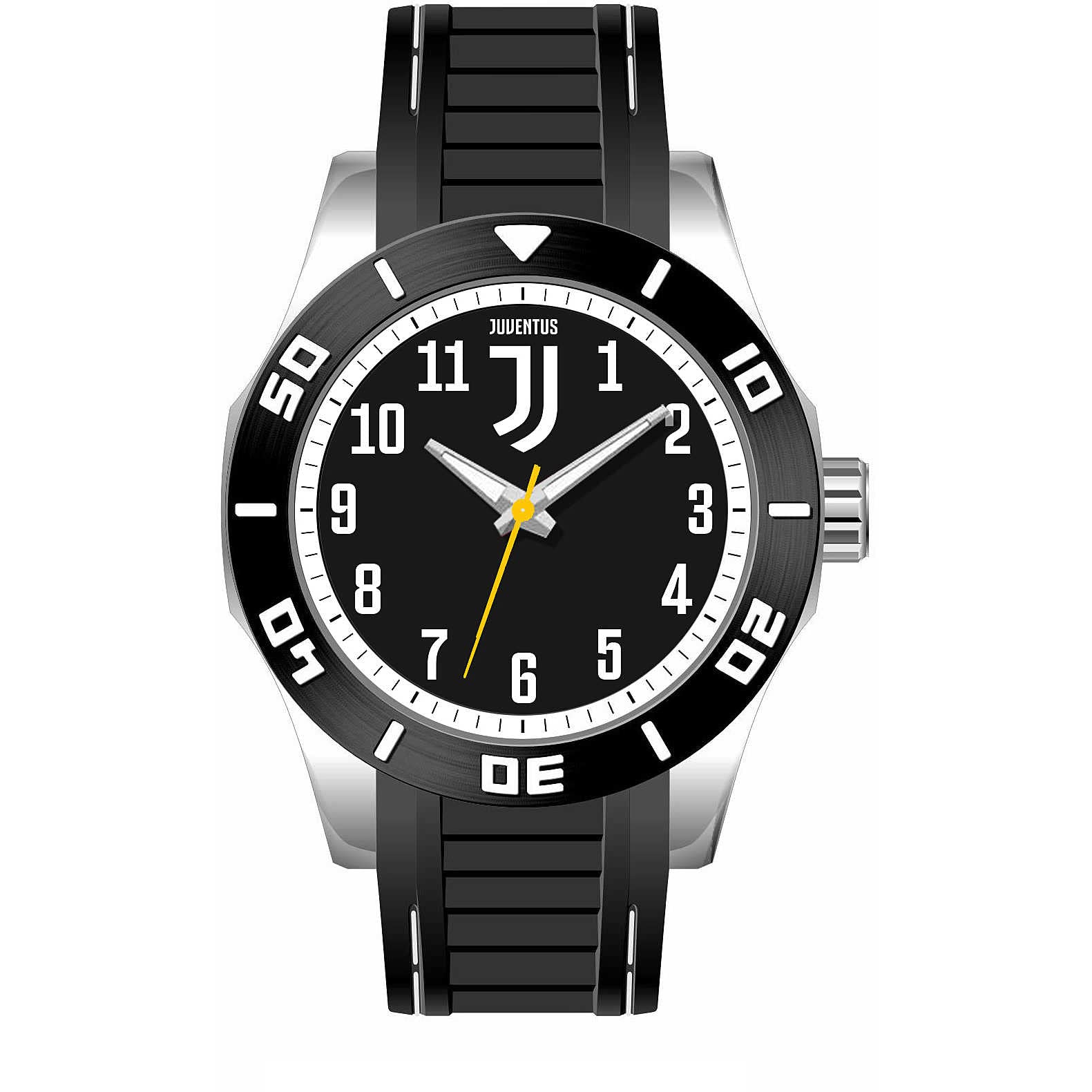 orologio da polso juventus fc in vetro quartzo cinto