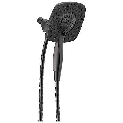 DELTA-FAUCET 58498-BL In2ition Hand Shower Head 1.75 GPM 4-Setting Combo, Matte Black