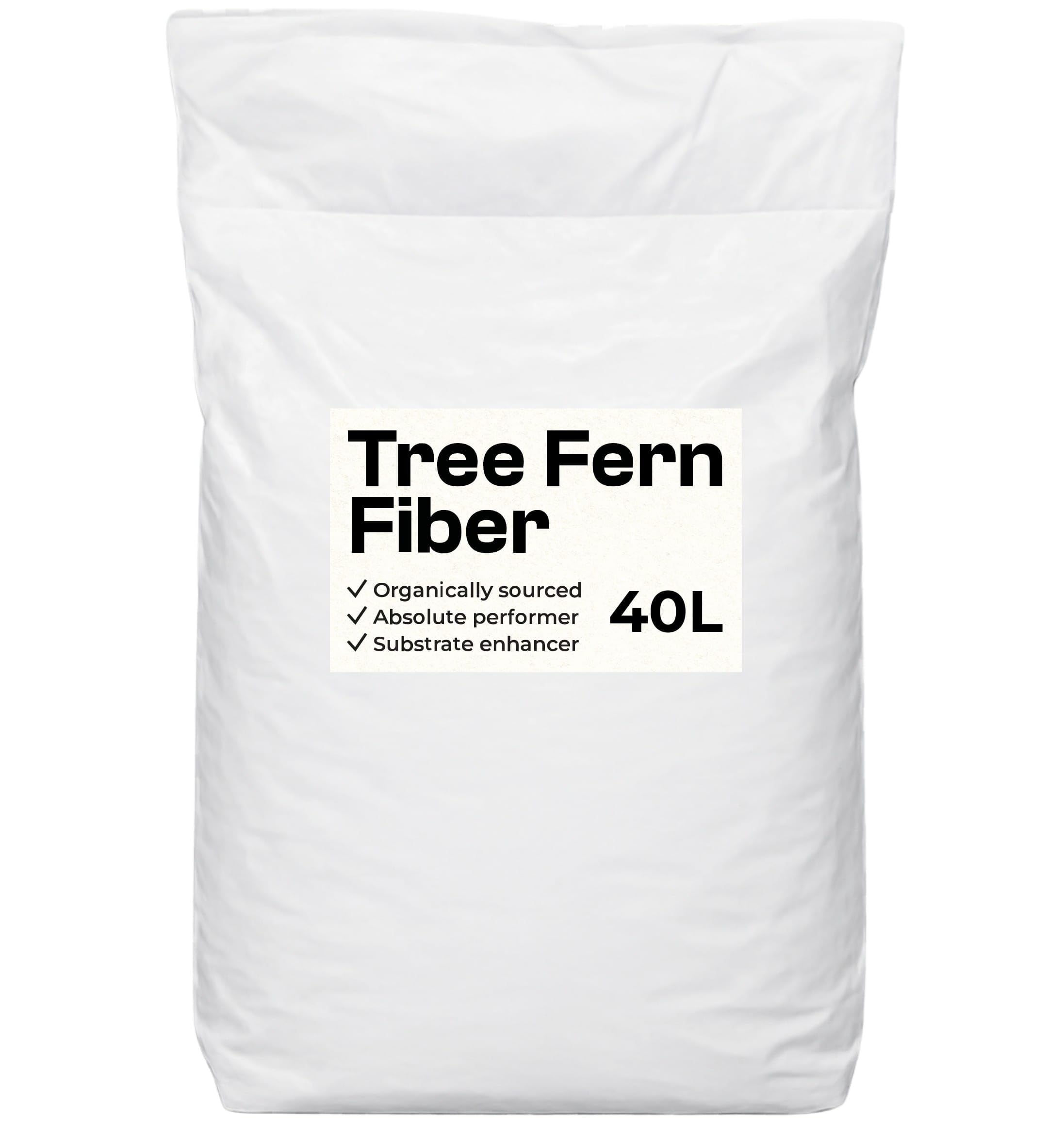 Premium Orchideenerde 40 Liter - Substrat für alle Orchideen aus 100% Baumfarnfasern - Professionelle Erde für Terrarien & Vivarien - 100% natürlich, biologisch, langlebig