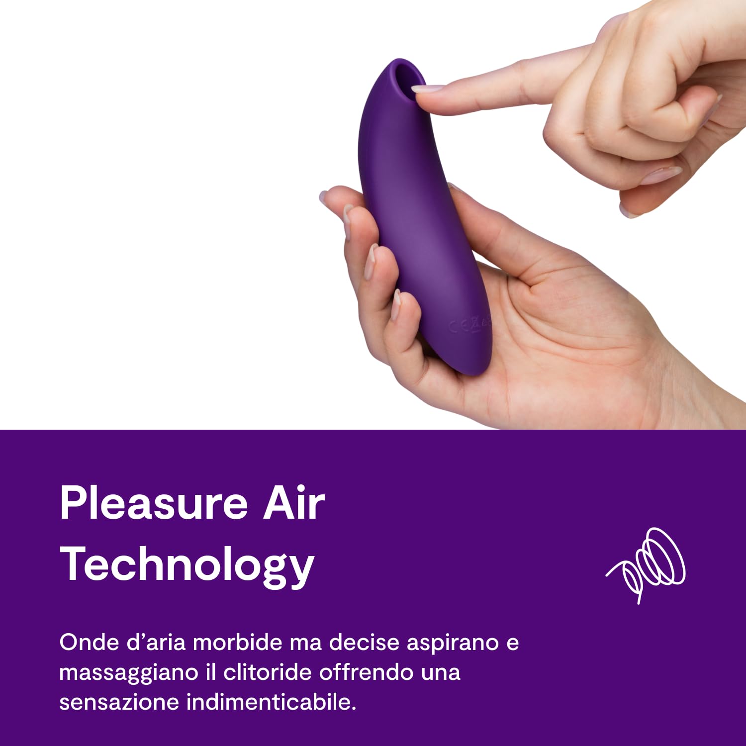 We-Vibe Melt 2 Vibratore Clitorideo | Stimolatore Giocattoli Sessuali | Succhiatore Clitoride Massaggiatore per Donne | Masturbatore con Controllo App | 12 Intensità e 6 Modelli di Suzione | Viola