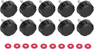 Screw, 10 Pcs Practical Screw Covers with Gaskets for Fishing Reel Handle