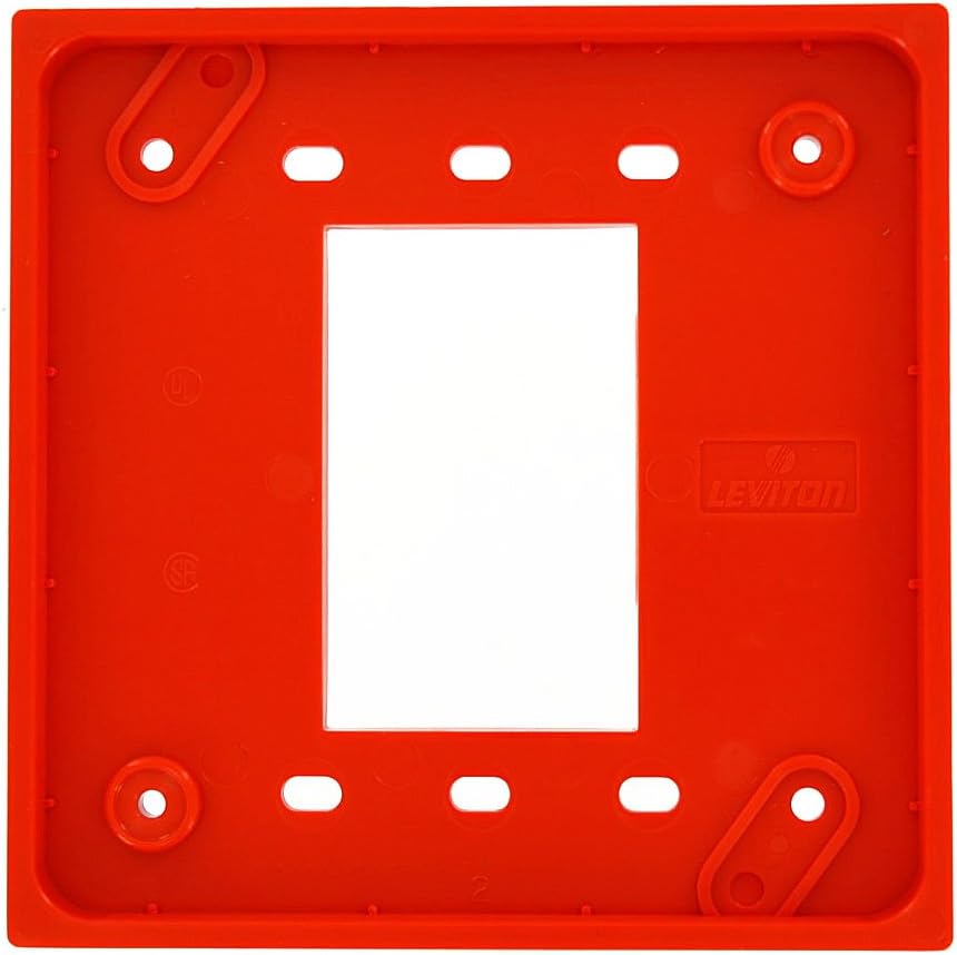 Leviton 3254OR FourInOne Adapter Plate. To Be Used with Cat 1254 and