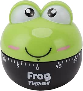 Amazon.com: Kitchen Timer, Cute Cartoon Frog Shape Mechanical Rotation ...