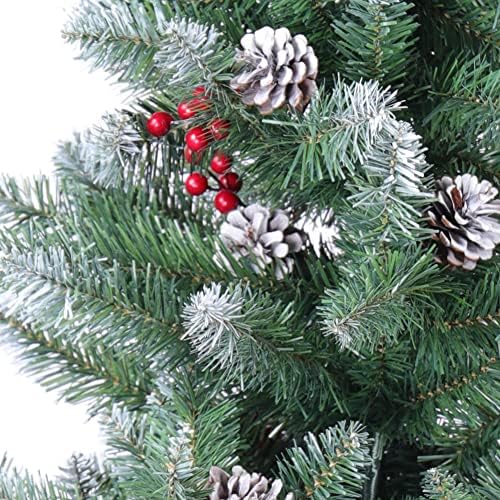 Warmiehomy 4.5-5 cm Christmas Pine Cones with String Mini Natural Dried Pine Cones Xmas Hanging Ornament for Christmas Tree Decoration Pendant DIY Crafts Gift Tag Party Home Decor