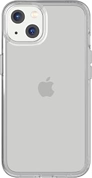 Tech21 Evo Clear Case for iPhone 13, Transparent Phone Case, TPU and , Drop Protection