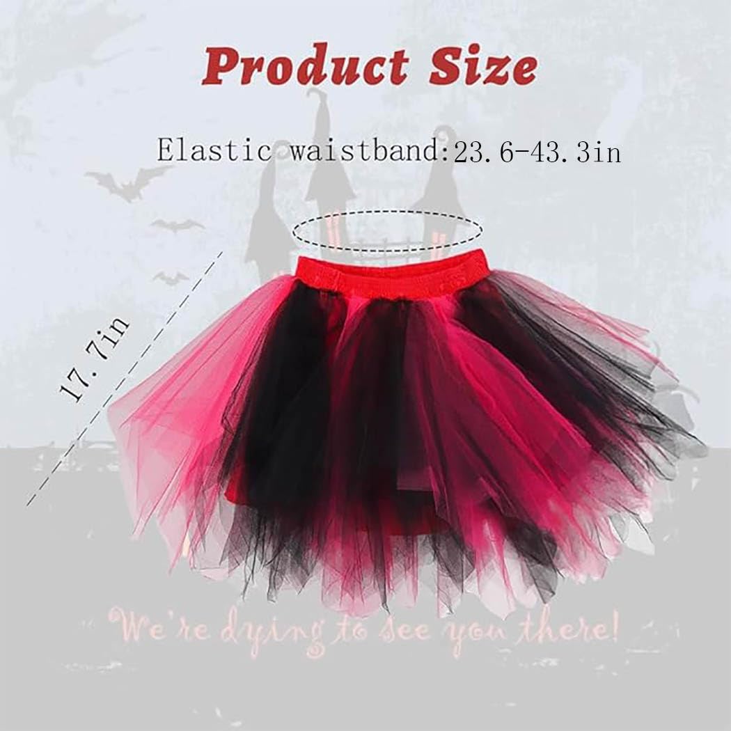 Layered Tutu Skirt Tulle Dance Tutu Ballet Skirts Festival Tutu Costume for Women and Girls - Image 5