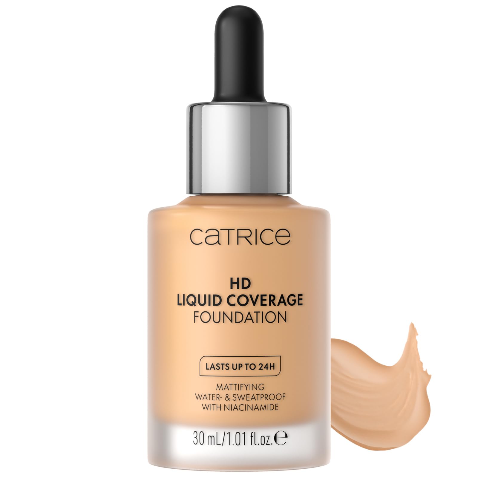 Catrice HD Liquid Coverage Foundation, longlasting, mattifying, oil-control/shine-control, matte (30ml)
