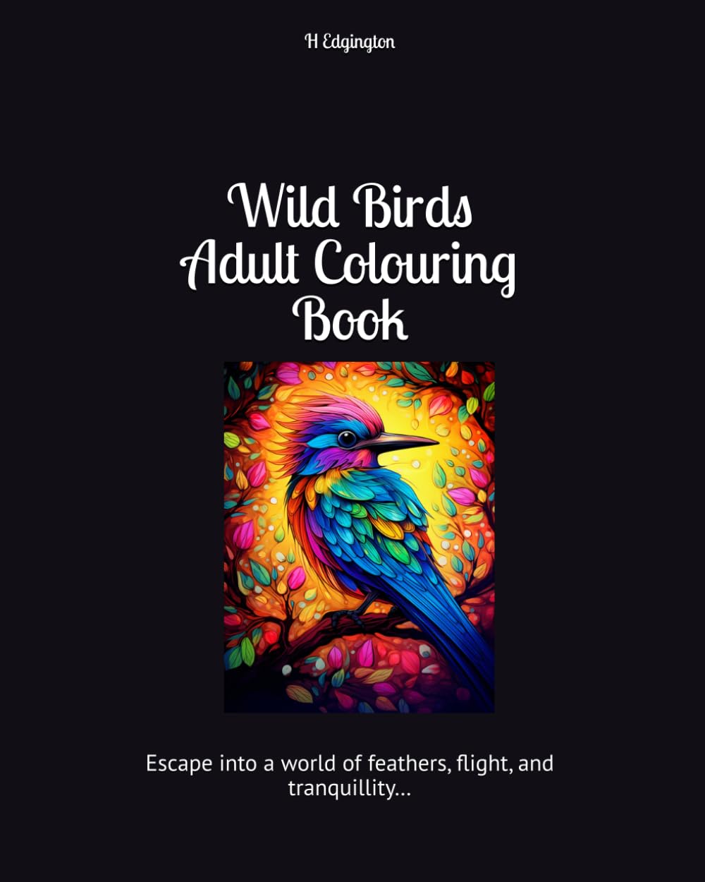 Wild Birds Adult Colouring Book