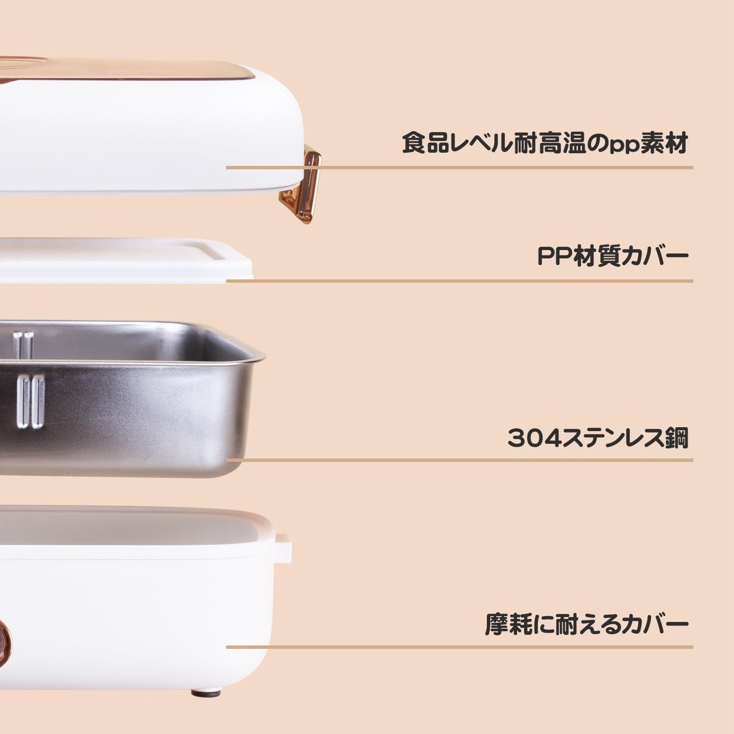 304ステンレス鋼 保温弁当箱*6 楽天市場】【お買い物マラソン P5倍＋全品クーポン】電熱弁当箱