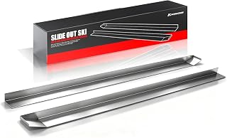 RV Slide Out Ski Set Stainless Steel, RV Floor Saver Corner Edge Protector, Slide Out Skis for Camper Trailer Motorhome, Prevent Sticking Catching and Reduce Friction