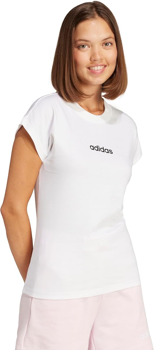 adidas Essentials Linear Camiseta de algodón para mujer