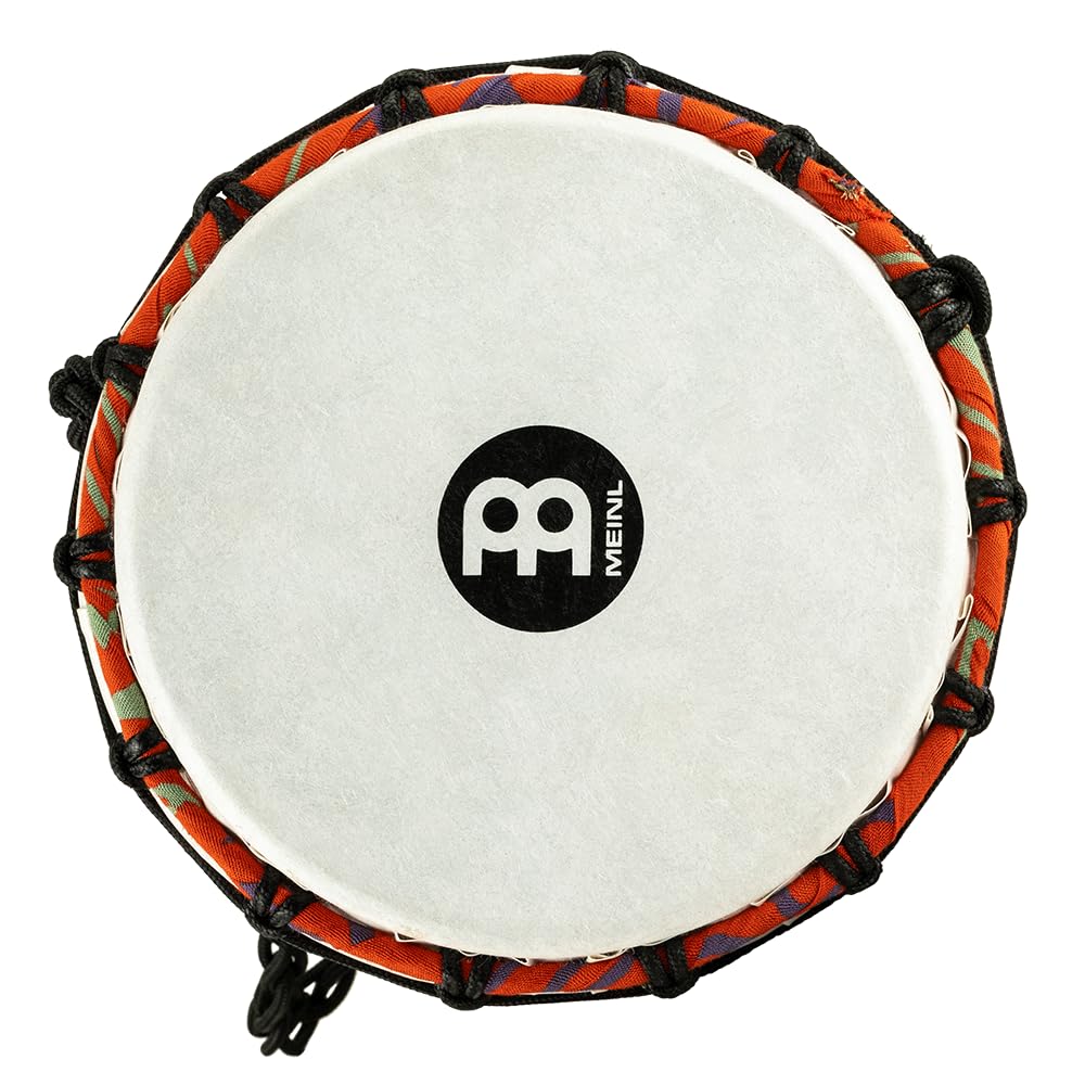Meinl Percussion JRD Djembe Instrument – Très Petite Percussion à Main – Instrument de Voyage – Diamètre 7 Pouces – Plastique, Multicolore (JRD-PS)