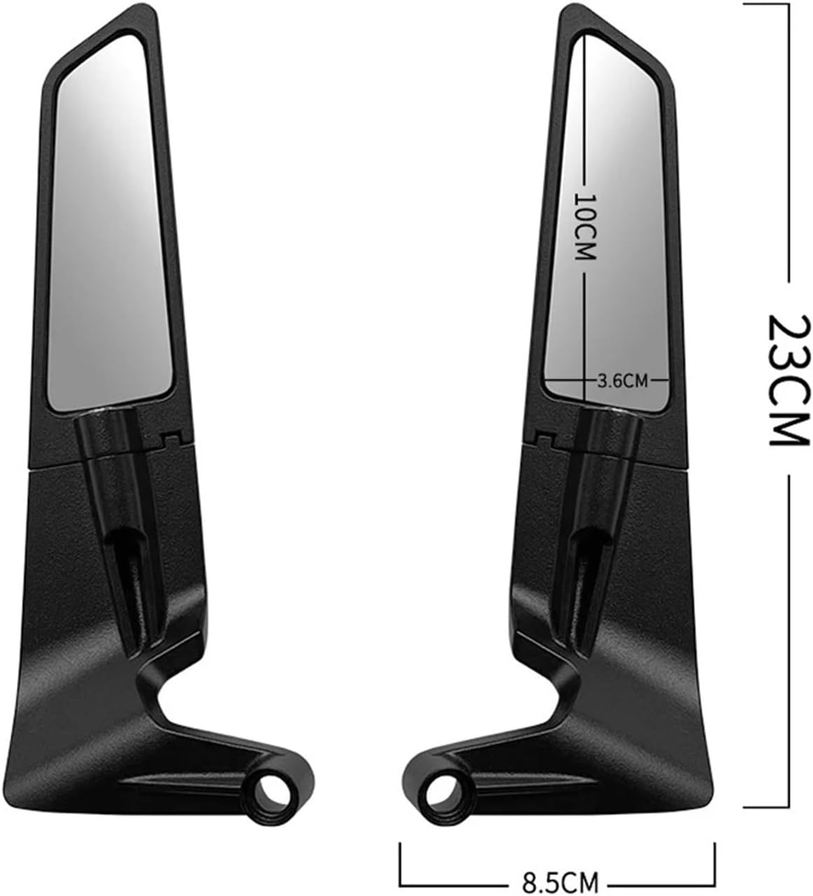 MT03 MT07 MT09 MT10 XMAX Fit For K-tm Fit For S1000R Motorcycle Mirrors Winglets Mirror Kits To Rotate Adjustable Mirrors