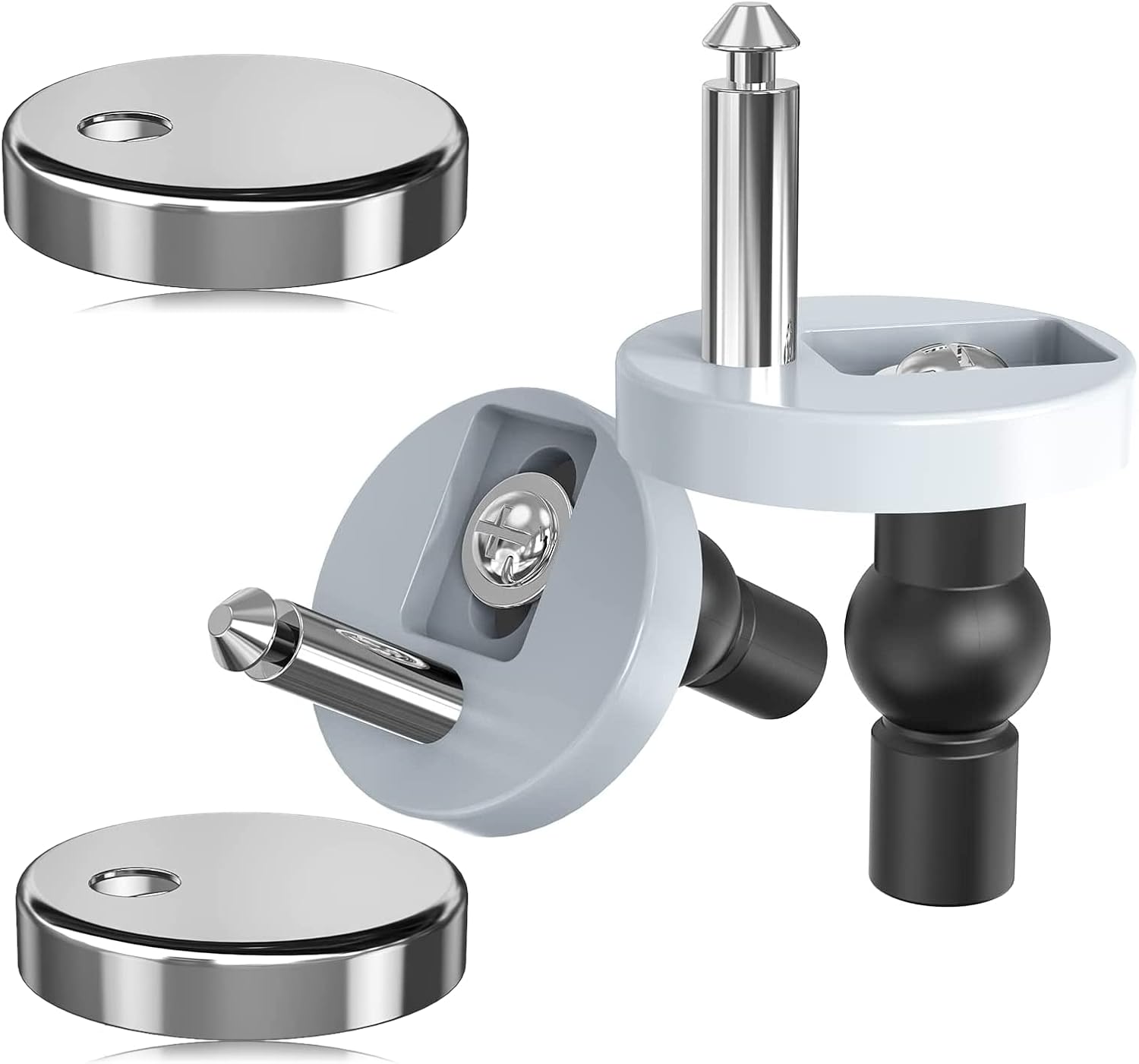 JIYISHIHOU Quick Release Toilet Seat Fixings, Quick Release Toilet Seat