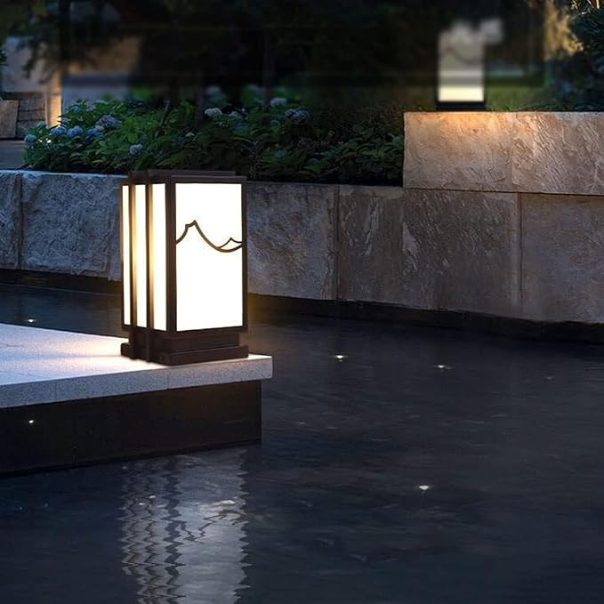 Lámpara de Poste Exterior LED para Jardín, 30 cm miniatura 7
