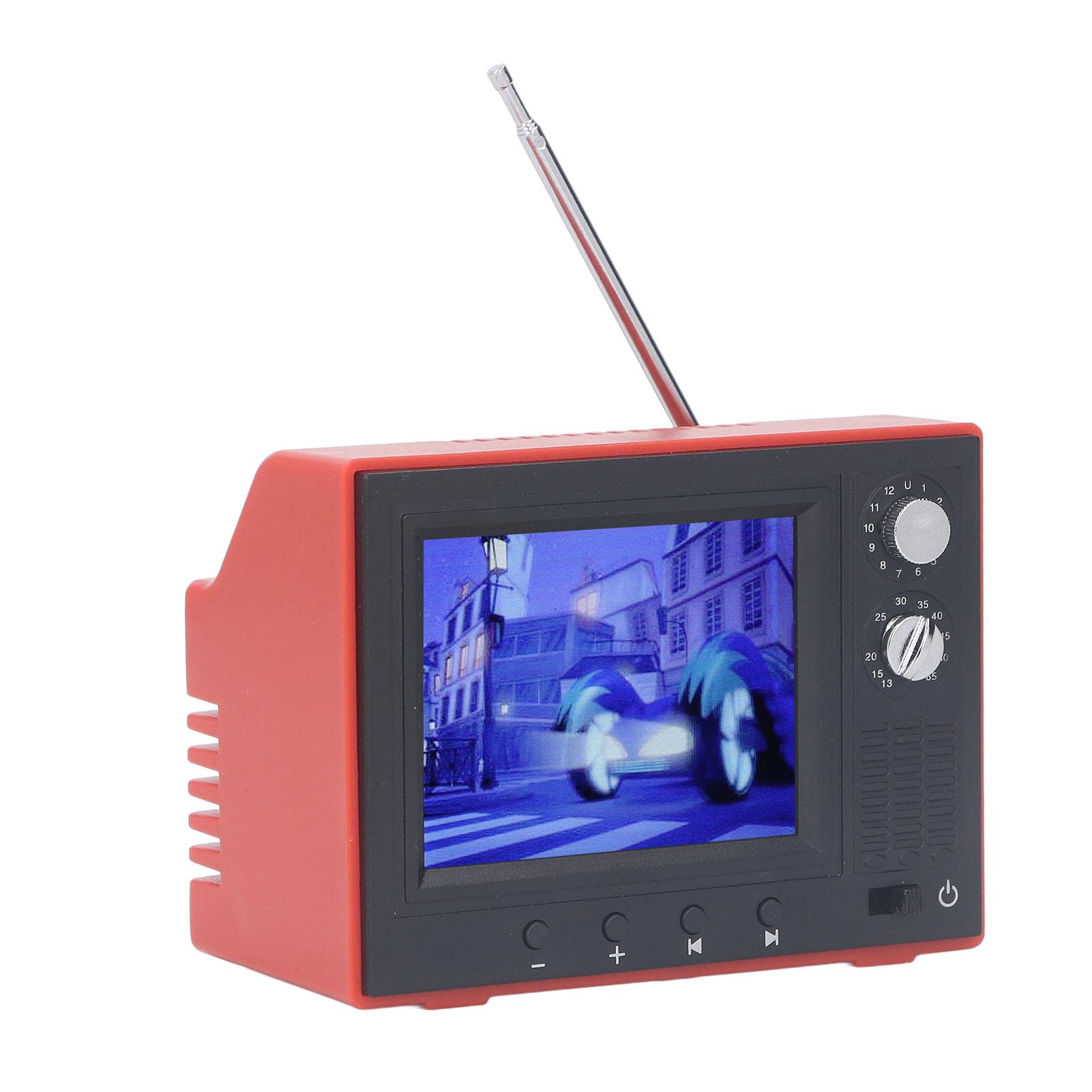 Televisore Retrò in Miniatura per Casa delle Bambole,
