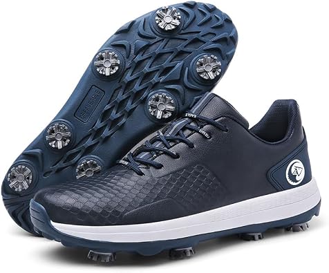 Waterproof Men Golf Shoes Professional Male Golf Sports Sneakers Spike Men Golf Wears 8 Spikes Turf Walking Sneakers