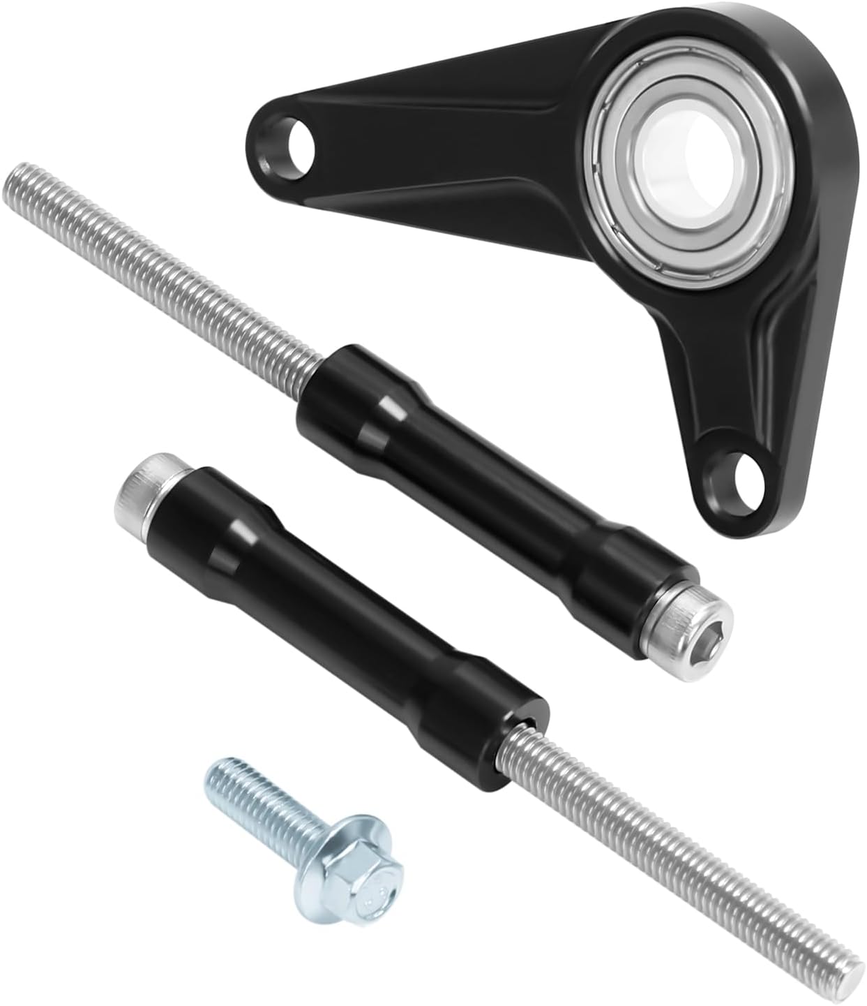 Monkey125 Left Gear Shift Lever Shifter Stabilizer Compatible with GROM 125 MSX125 JC92 2021-2025 Monkey 125 JB03 JB05 2022-2025 Motorcycle Accessories Shift Shaft Suppor (Black)