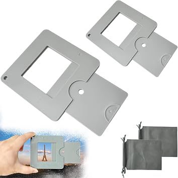 Art View Finder with Sliding Mechanism & Color Isolation Portable Artist Viewfinder and View Finding Tool 2pcs