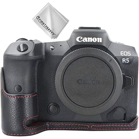 Amazon キヤノン Canon Eos R5 Eos R6 ハーフカメラ ケース 一眼レフ ミラーレス カバー レザー 防水 耐水 おしゃれ デザイン クリーニングクロス付き 黒 カメラバック ケース 通販