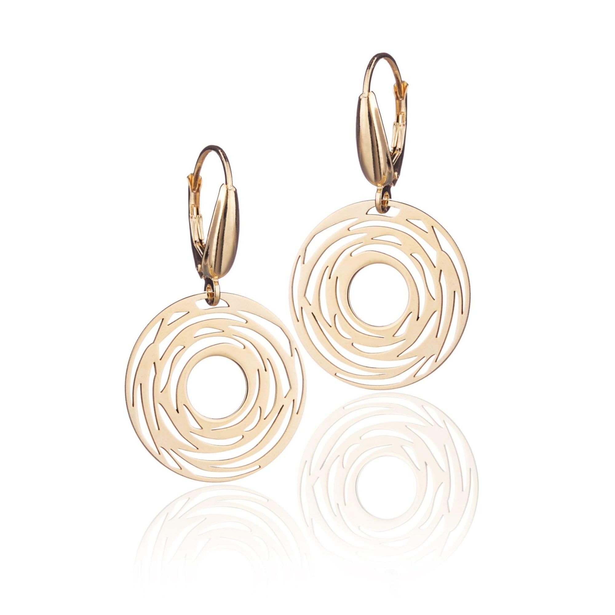 Orecchini con Cerchio Spirale
