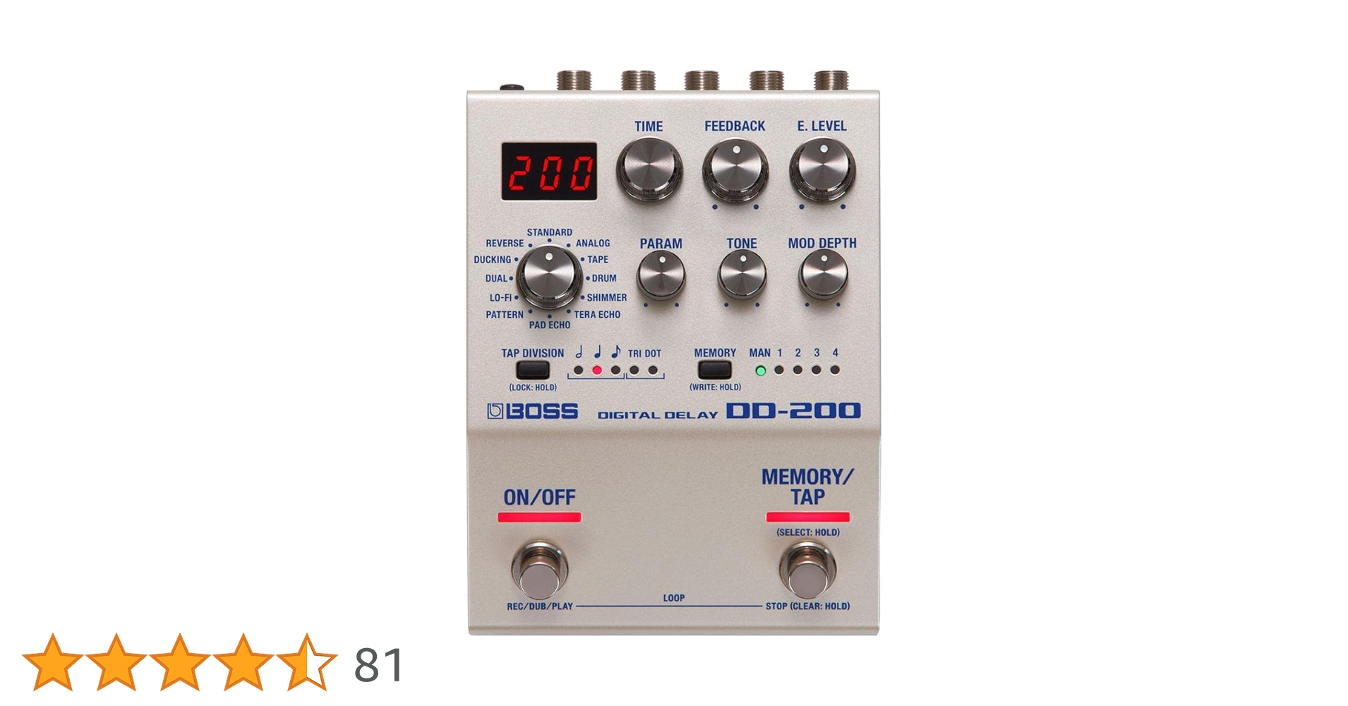 Amazon | BOSS ボス デジタルディレイ DD-200 Digital Delay