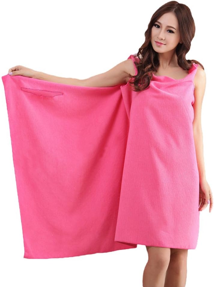 Bath Towel - Wrap Beach Spa Bathrobes Bath Skirt Easy Wear Clean Soft Cotton Fabric Bath Wraps Lady Women Girls Wearable