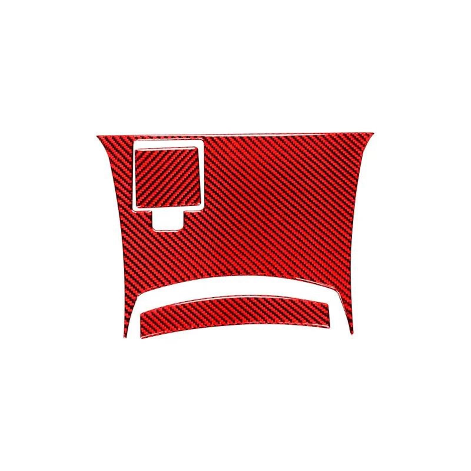 Zamiennik wnętrza samochodu do Nissan 350Z 2006-2009, miękkie włókno węglowe, centralny panel sterowania, osłona panelu instrumentów, dekoracyjna naklejka, akcesoria, deska rozdzielcza, czerwony
