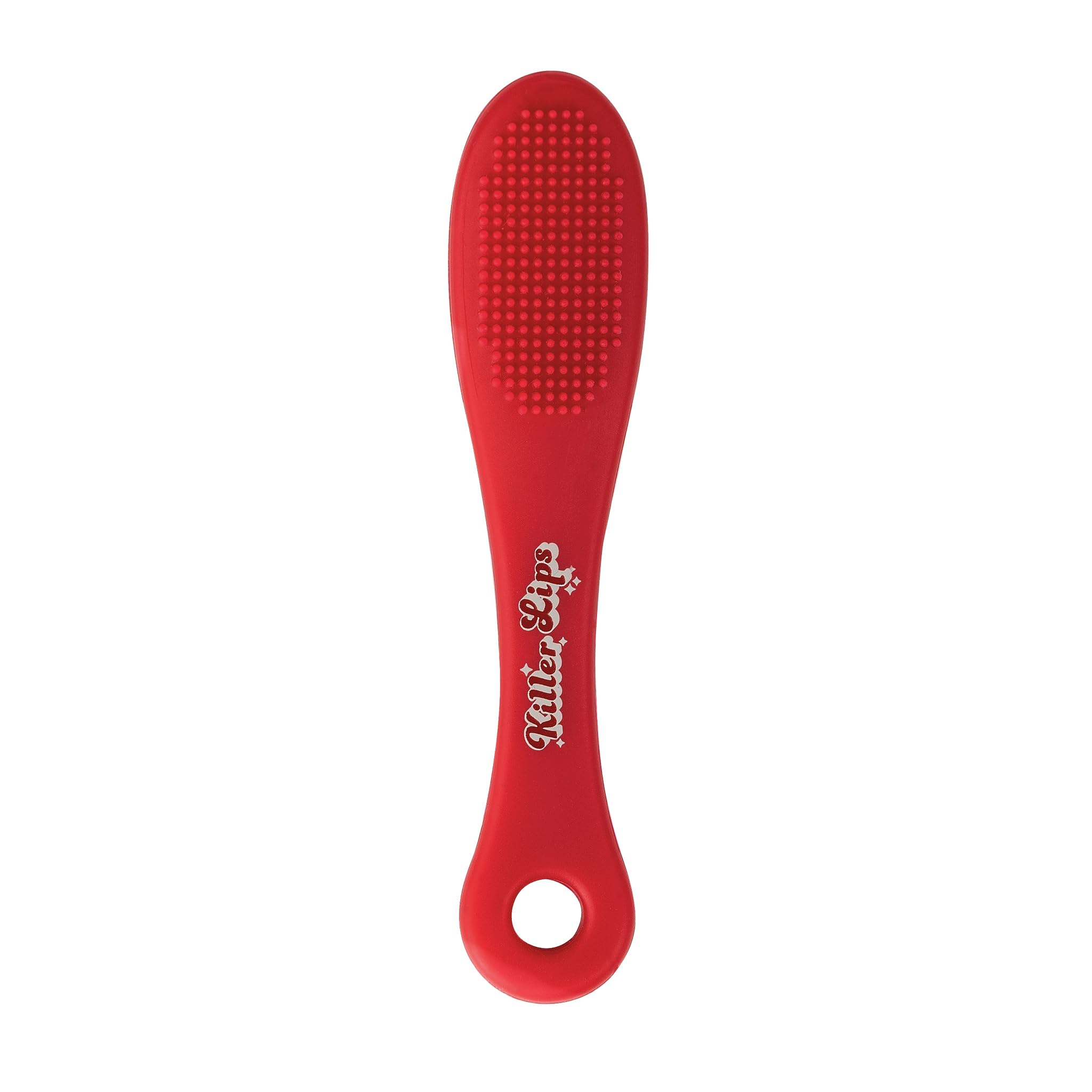KILLER LIPS Scovolino per labbra e rossetti, Scrub lips, Silicone, Morbido, Rosso