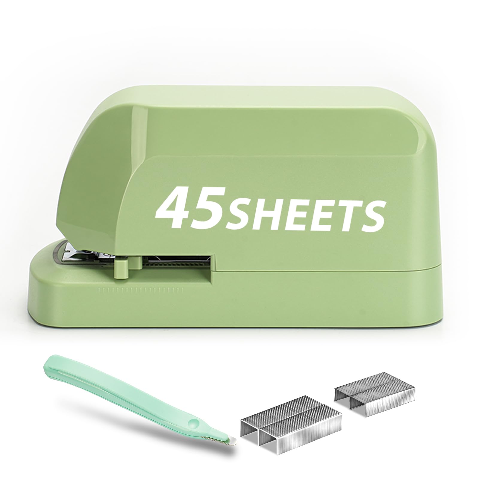 LKTOBS Heavy Duty Electric Stapler Value Pack Saga Green