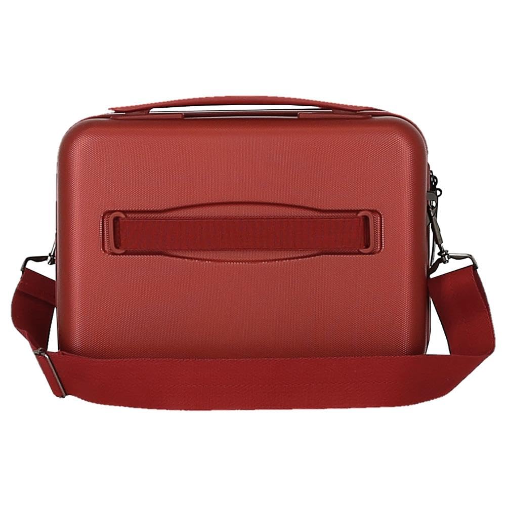 Movom Wood Nececer Adaptable Rojo 29x21x15 cms Rígido ABS 9,14L 0,8 kgs