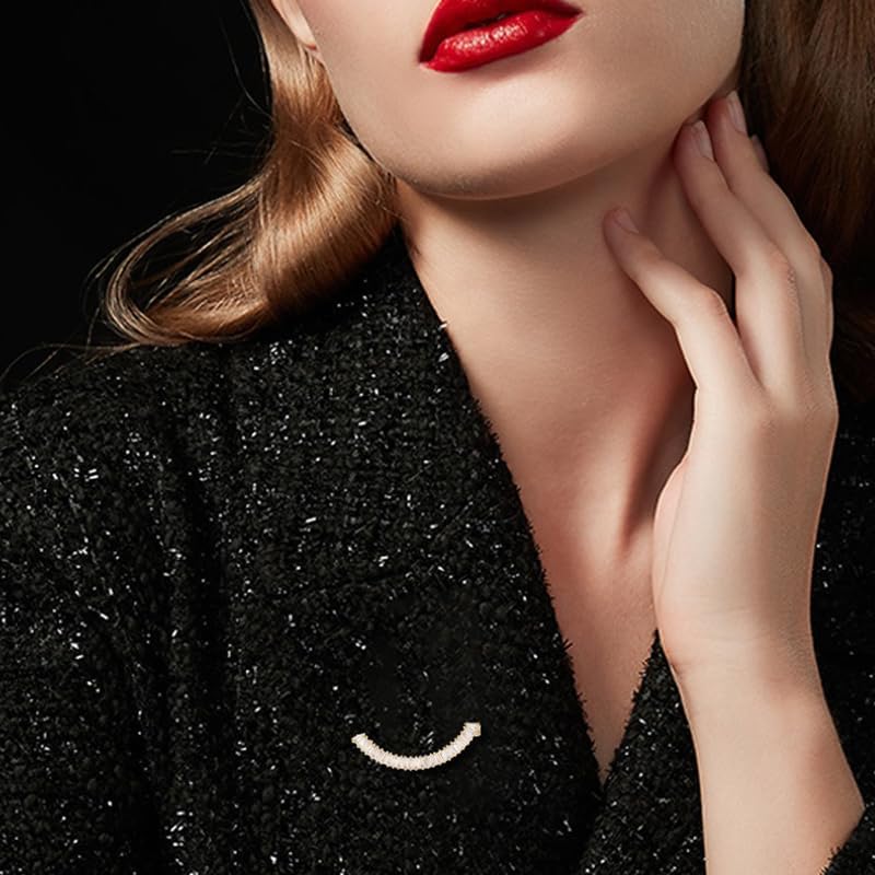 Miniatura 7 de Broche elegante para mujer, diseño vintage, dorado, floral, para mujer, disfraz de dama