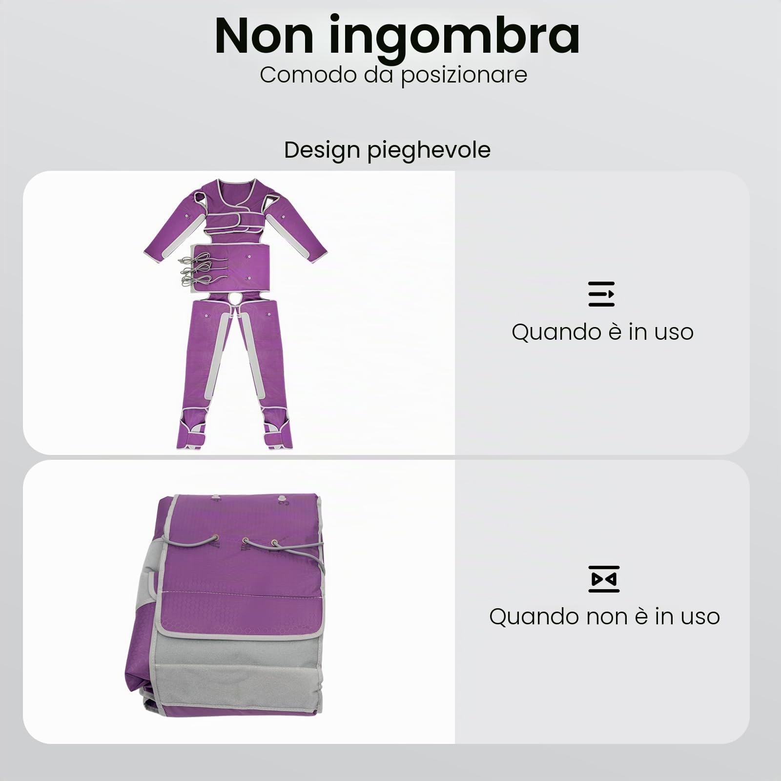 Macchina dimagrante, 600 W, 220 V, per drenaggio linfatico, massaggiatore con 6 modalità di massaggio, calore a infrarossi, massaggio ad onde d'aria