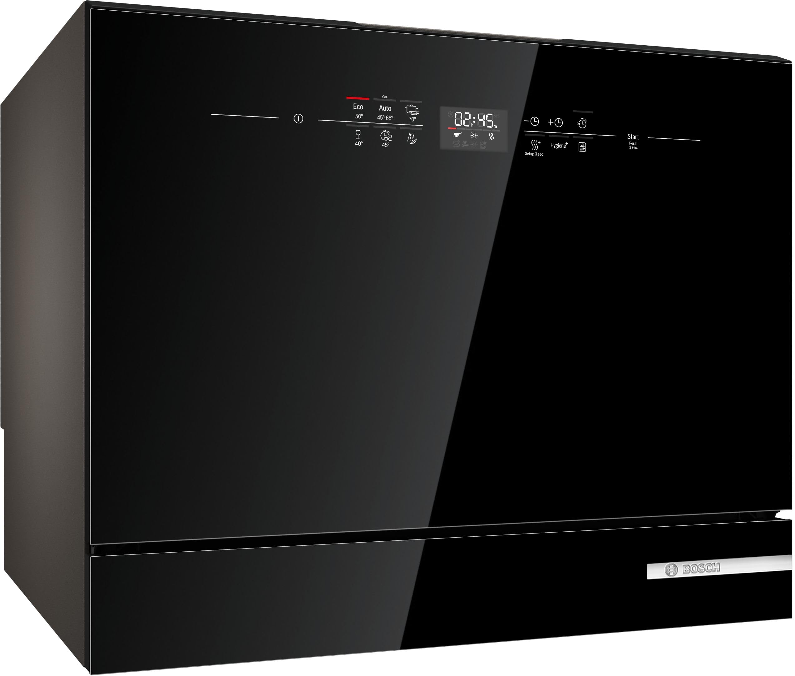 Bosch Série 6 Lave-vaisselle compact 55cm Pose-libre Noir