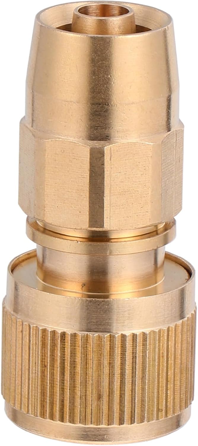 Male Iron Thread Flexible Tap Adapters Hose Connector Fittings Set,Air Line Connectors Hose Fitting Quick Connectors Air Coupler and Plug Set, Latex Fittings Water Hose Fitting Flex Duct Hose Mender E