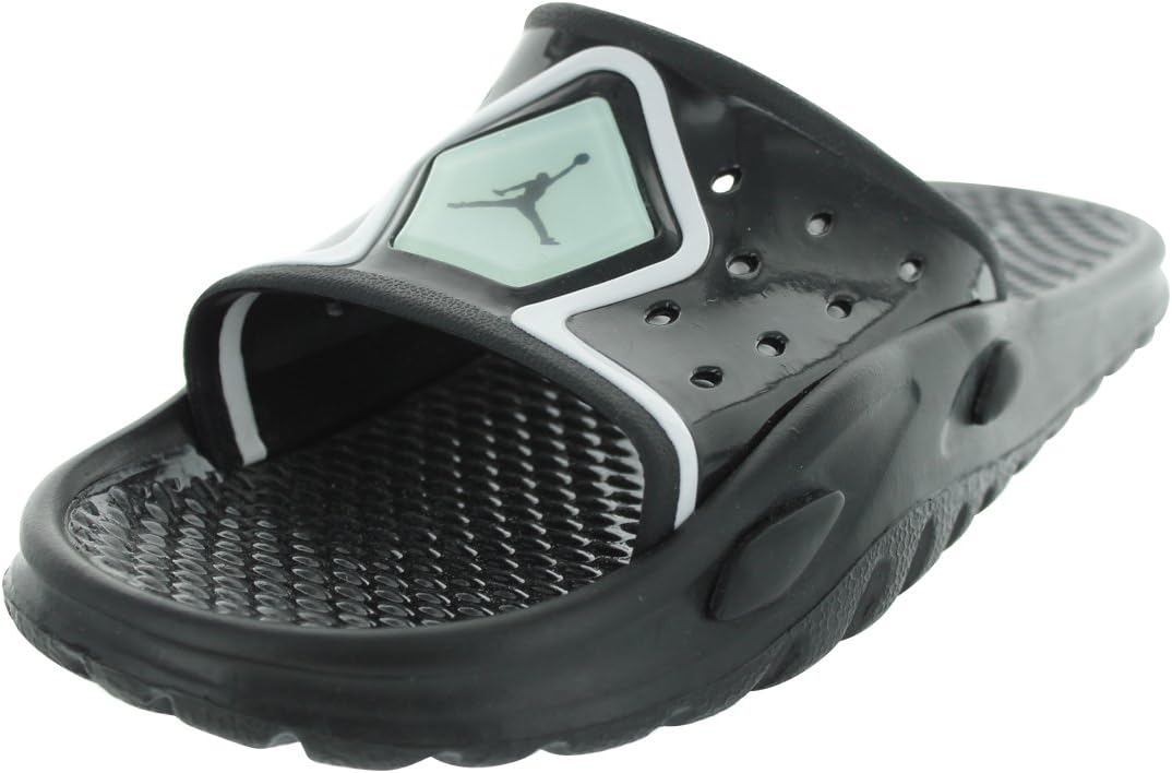 Nike Men's Jordan Camp Slide 3 FLIP Flops 8 (Black/Black/White)