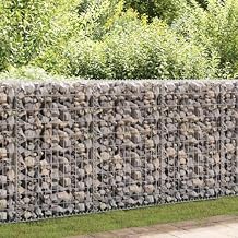 YAFF Galvanized Steel Gabion Basket for Retaining Walls - 39.4"x19.7"x39.4" - Durable Mesh Grid Design for Garden & Commercial Landscaping Weather-Resistant