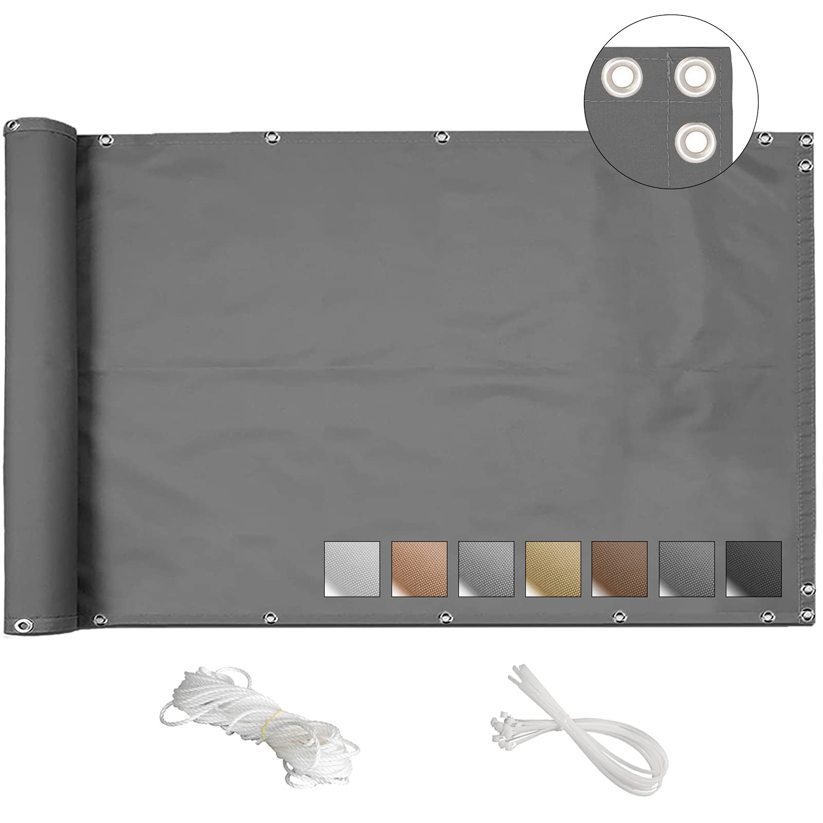Froadp 1.2x10m Malla De Sombreo Para Jardín, Pantallas Protectoras De HDPE, Privacidad