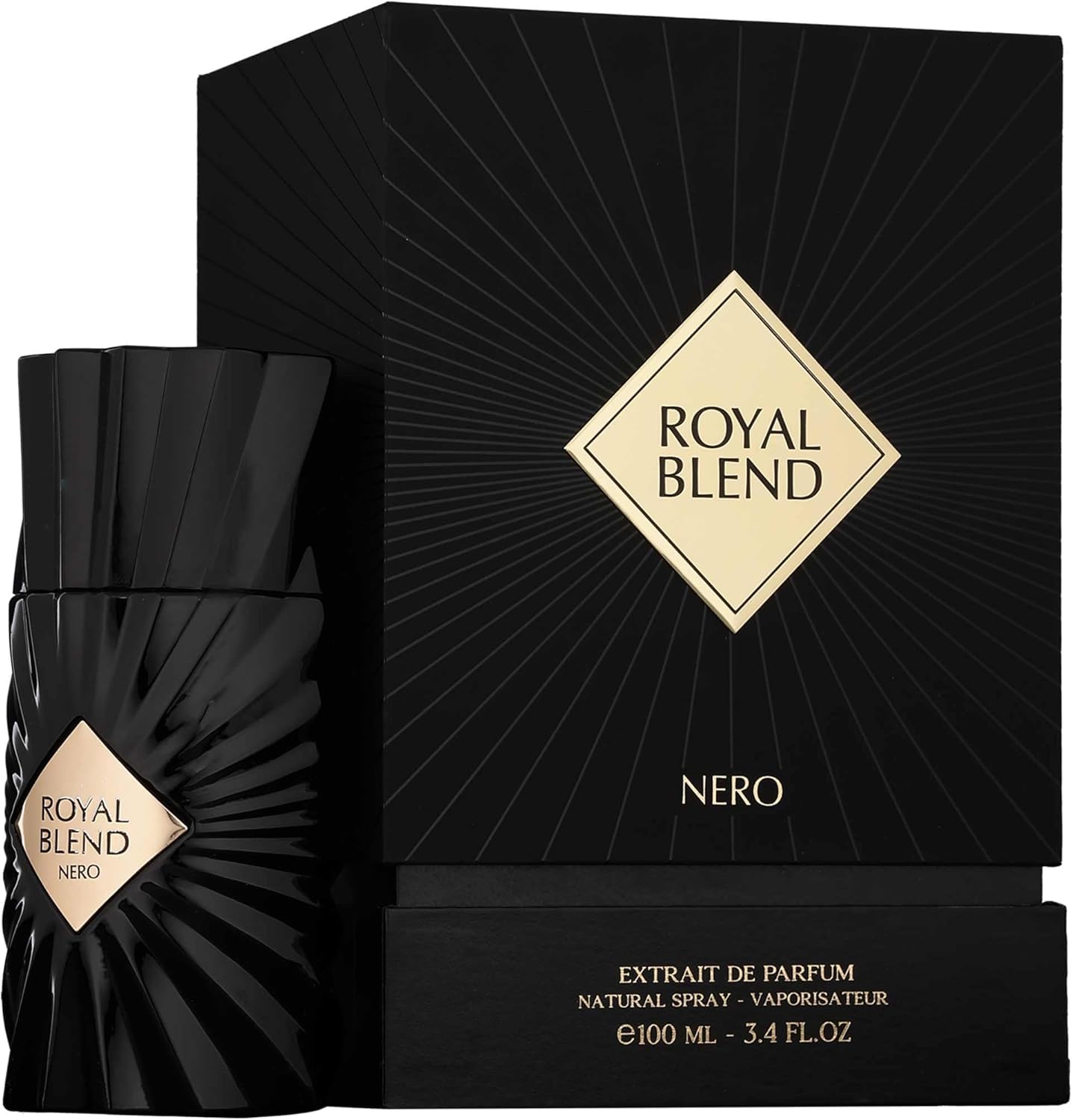 Royal Blend Nero, Extrait de Parfum, Fragrance World, Unisex, 100 ml
