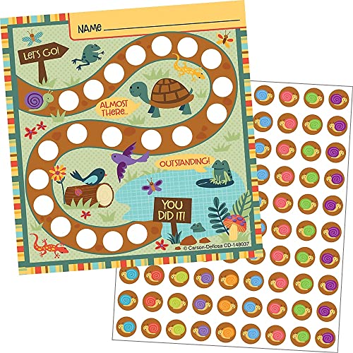 Carson Dellosa 30PC Nature Explorers Mini Reward Chart for Kids, 4.75 Carson Dellosa 30PC Nature Explorers Mini Reward Chart for Kids, 4.75