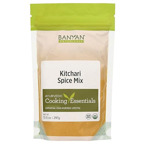 Banyan Botanicals Kitchari Spice Mix  Condimento Ayurvédico Kitchari hecho con hierbas y especias orgánicas  Para limpieza ayurvédica y salud