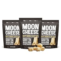 Vista 15 de Moon Cheese Oh My Gouda Cheese Bites, 2 onzas, paquete de 3, crujientes, llenos de proteínas y calcio, keto, sin gluten