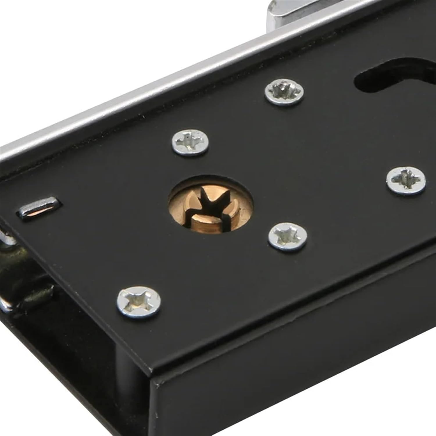 Sliding Door Hook Lock Aluminum Alloy Window Locks Safety Wood Gate Floor Lock with Cross Keys for Wooden Door 1Pcs