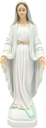 Estatua católica de Virgen María de Gracia de 16 pulgadas, estatua católica de la colección Vittoria hecha en Italia